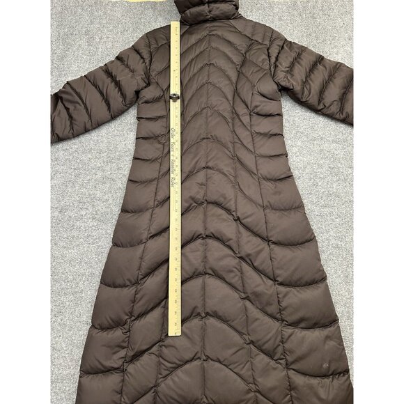 PATAGONIA Jacket Women’s Downtown Loft Parka Goose Down Puffer Hood Coat Brown S - Picture 10 of 10
